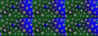 Raster illüstrasyonu. Organik motif arka planı. Ultraviyole kumaş deseni. Çizim deseni.