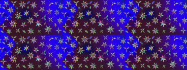 Davetiye ve kartpostal tasarımı için dekoratif çiçek unsurları. Tekstil için figür. Yapraklı çizim şekli. Şirin, zarif çiçekler Raster illüstrasyonu. Poster veya kapak için arkaplan.