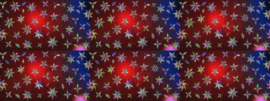 El çizimi Raster çizimi. Parlak elementlerin. Çizim çiçek deseni duvar kağıdı, web sitesi arkaplanı, paket kağıdı, davetiye, broşür, pankart veya web sitesi için kullanılabilir.