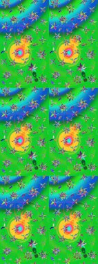 Dekorasyon ve tasarım için güzel bir desen. Moda baskısı. Çiçeğin suluboya çizimlerinin mükemmel deseni. Suluboya çizim kalıbı. Eski.