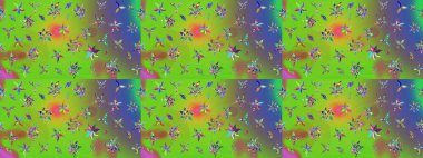 Eskiz Vintage Çiçek Deseni. Raster Kalça dokusu deseni.