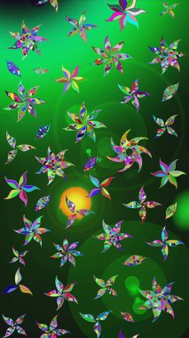 Raster güzel bir çiçek deseni çizmiş. Nazik romantik baskı. Bahar mevsimi. Tatil havası..