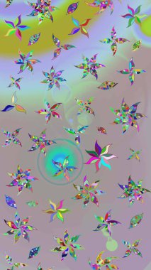 Eski usul küçük çiçekli şirin bir eskiz deseni. Raster illüstrasyonu. Kumaş, duvar kağıdı ve kağıt üzerine baskı yapmak için gelişen arka plan. Moda arka planında parlak buketler.