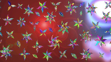 Tekstil, kumaş, kapaklar, duvar kağıtları, baskı, naylon, koleksiyon defteri, örgü, dekupaj için güzel bir eskiz. Küçük kahverengi ve kırmızı çiçeklerle oldukça kaliteli besin torbası deseni.