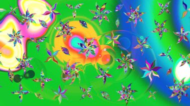 Küçük yeşil ve mavi çiçeklerle oldukça eski bir besin torbası deseni. Tekstil, kumaş, kapaklar, duvar kağıtları, baskı, paket, koleksiyon defteri, örgü, dekupaj için çiçek arkaplanı..