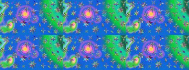 Ev dekoru. Fantezi çiçekli eskiz deseni, doğal duvar kağıdı, çiçek desenli kıvrım çizimi. Paisley el çizimi elementler.