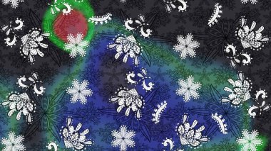 Botanik çizim kalıbı. Raster deseni. Suluboya etkisi. Organik elementler.