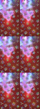 Kızılderili desenli desenli desenli şal deseni. Raster Henna dövme stili. Etnik Mandala süsü. Tekstil, tebrik kartı, boyama kitabı, telefon kılıfı baskısı için kullanılabilir.