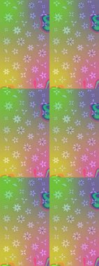 Çiçekli eskiz deseni. El çizimi. Tarafsız ve yeşil renklerde çiçekler. Suluboya çizimi.