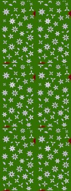 Yeşil ve nötr renklerde çiçekler. Bahar mevsimi. Tatil havası. Nazik romantik baskı. Raster güzel bir çiçek deseni çiziyor..