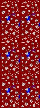 Raster deseni. Karalama çiçekleri çizim kalıbı. Sanat ilham verici ve nötr tarzda çiçekler ve arka plan bırakır. Kırmızı ve nötr el çizimi desen.