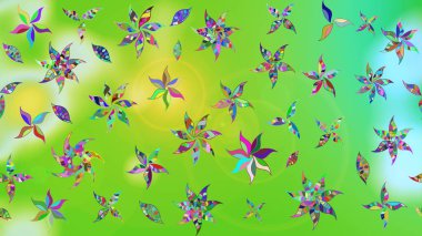 Raster illüstrasyonu. Çiçek deseni. Flower eskiz arka planı. Şatafatlı bahar bahçesi dokusu.