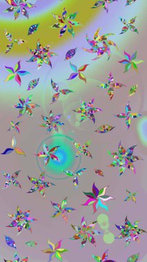 Güzel çiçek deseni. Renkli Bahar Teması eskiz kalıbı. Tarafsız ve gri renklerde çiçekler. Düz Çiçek Elementleri Tasarımı.