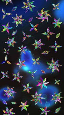 Karalama çiçekleri çizim kalıbı. Raster deseni. Gri ve mavi el çizimi desen. Sanat ilham verici ve mavi stil çiçekler ve arka plan bırakır.