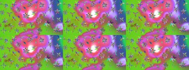 Çiçek deseni duvar kağıdı, desen dolguları ve web sayfası arka planı için kullanılabilir. Süslü zentangle çizim dokusu, soyut çiçeklerle süslenmiş. Şekillendirilmiş çiçekli çizim deseni.