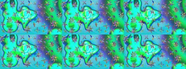 Raster. Eski usul. Raster illüstrasyonu. Kumaş, tekstil, duvar kağıdı baskısı için. Tomurcukları çiçek olan sevimli bir çiçek deseni. Taslak arkaplan.