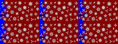 Raster illüstrasyonu. Egzotik çiçekler, kırmızı ve nötr renklerde botanik ve parlak klasik doğa. Klasik tropikal doğal elementlerin suluboya seti.