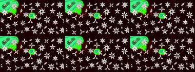 Tekstil, kumaş, kapaklar, duvar kağıtları, baskı, naylon, koleksiyon defteri, örgü, dekupaj için güzel bir eskiz. Millefleur 'lar. Küçük siyah ve nötr çiçeklerle oldukça kaliteli besin torbası deseni.