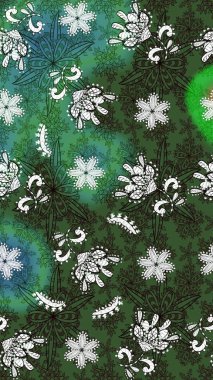 Çizim kalıbı. Ultraviyole kumaş deseni. Raster illüstrasyonu. Organik motif arkaplanı.