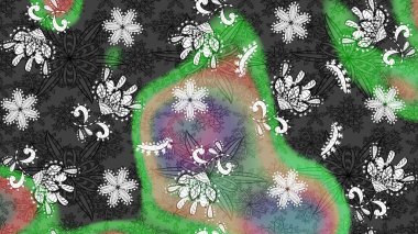 Güzel kumaş deseni. Renkli Yaz Temalı eskiz kalıbı. Raster çiçekli arka plan. Yazdır. Güzel eskiz şekli. Düz Çiçek Elementleri Tasarımı.