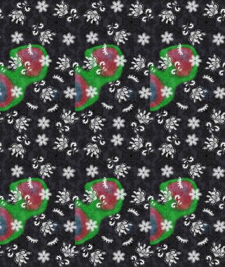 Küçük renkli çiçekler. Moda baskıları için zarif bir şablon. Gri ve yeşil çiçekli bahar çiçekleri. Motley illüstrasyonu. Küçük çiçekte şirin desenler.