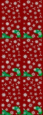 Raster deseni. Raster illüstrasyonu. Küçük çiçekteki sevimli çiçek deseni. Kibarca, yaz çiçekleri kırmızı ve nötr renklerde.