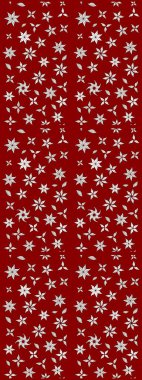 Çiçekli karalama şeklinde Raster çiçek deseni. Kırmızı ve nötr renklerde çiçekler. Yumuşak, yaz çiçekli arka plan.