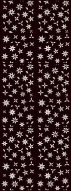 Chichi 'nin kumaş kalıbını çiz. Çiçek deseni. Renkli Bahar Teması eskiz kalıbı. Düz Çiçek Elementleri Tasarımı. Raster illüstrasyonu.