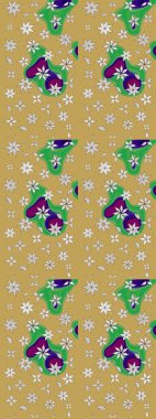 Çiçekleri, deniz kabukları, mandalaları ve suluboya efektleriyle donanma geçmişi. Eskiz modeli etnik tasarım. Yatak çarşafları, ceket, paket tasarımı, kumaş ve moda kavramları için tekstil baskısı.