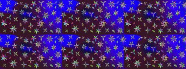 Raster illüstrasyonu. Küçük çiçekteki sevimli çiçek deseni. Çizim.