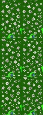 Yeşil ve nötr lale çiçekleriyle Raster eskiz deseni. Doğal kozmetik ürünleri, parfüm, çiçekçi dükkanı için bahar ihalesi tasarımı. Paket kağıdı için en iyisi. Karşılama ya da düğün geçmişi olarak kullanılabilir.