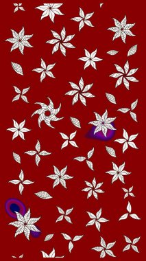 Raster illüstrasyonu. Kumaş, duvar kağıdı ve kağıt üzerine baskı yapmak için gelişen arka plan. Moda arka planında parlak buketler. Eski usul küçük çiçekli şirin bir eskiz deseni..