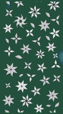 Vadinin çiçekleri yeşil ve nötr renklerde. Suluboya, elle çizilmiş. Raster - stok. Taslak arkaplan deseni.