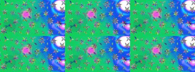 Şekil verilmiş çiçeklerle eskiz deseni. Çiçek deseni duvar kağıdı, desen dolguları ve web sayfası arka planı için kullanılabilir. Süslü zentangle çizim dokusu, soyut çiçeklerle süslenmiş..