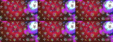 Vadinin kırmızı ve kahverengi renkli çiçekleri. Raster - stok. Suluboya, elle çizilmiş. Taslak arkaplan deseni.