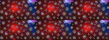 Anti-stres için soyut örnek sayfası. Kahverengi ve kırmızı renklerde. Raster illüstrasyonu.