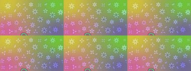 Tekstil, kumaş, kapaklar, duvar kağıtları, baskı, naylon, koleksiyon defteri, örgü, dekupaj için güzel bir eskiz. Küçük nötr ve yeşil çiçeklerle oldukça kaliteli besin torbası deseni.