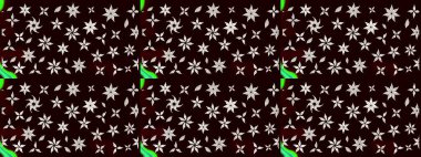 Suluboya etkisi. Organik elementler. Botanik çizim kalıbı. Raster deseni.