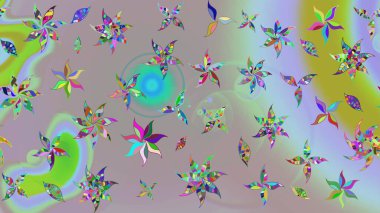 Tarafsız ve gri renklerde. Raster illüstrasyonu. Anti-stres için Raster soyut şablon sayfası.