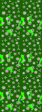 Yeşil ve nötr el çizimi desen. Raster deseni. Karalama çiçekleri çizim kalıbı. Sanat ilham verici ve nötr stil çiçekler ve arkaplan bırakır.