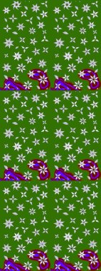 Yeşil ve nötr renklerde çiçekler. Elle boyanmış suluboya resim çizimi çiçekler ve bitkiler.