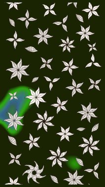 Moda baskıları için zarif bir şablon. Küçük çiçekte güzel bir desen. Çiçekli yaz çiçekleri. Robot resim. Küçük renkli çiçekler. Motley illüstrasyonu.