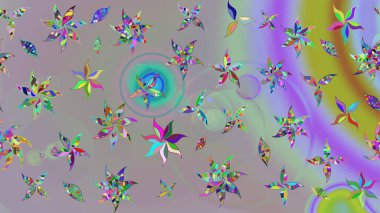 Şatafatlı bahar bahçesi dokusu. Flower eskiz arka planı. Raster illüstrasyonu. Çiçek deseni.