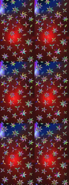 Şirin, zarif çiçekler Raster illüstrasyonu. Poster ya da kapak için arka plan. Tekstil için figür. Davetiye ve kartpostal tasarımı için dekoratif çiçek unsurları. Yapraklı çizim deseni.