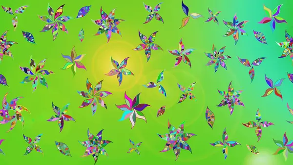 Zarif, parlak ve eskiz yeşil ve sarı çiçek desenli tasarım. Sabıka baskıları, bebek kıyafetleri, duvar kâğıtları, paket kutuları vb..