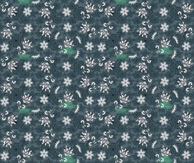 Çiçek arkaplanlı soyut zarafet eskiz deseni. Raster Güzel kumaş deseni.