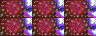 Raster çiçek desenli çiçek deseni, yapraklar, dekoratif elementler, sıçrama, lekeler, el çizimi kontur çizgileri ve Doodle çizim stili, grafik raster çizim çizimi.