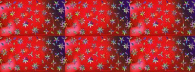 Nazik, narin çiçek arkaplanı. Kırmızı ve kahverengi renkte çiçekler. Raster çiçek desenli ve çiçekli..