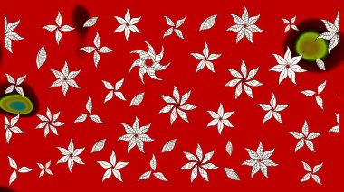 Renkli Bahar Teması eskiz kalıbı. Düz Çiçek Elementleri Tasarımı. Raster illüstrasyonundaki çiçek desenli çizim. Süslü kumaş deseni.