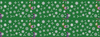 Küçük renkli çiçekler. Küçük çiçekte güzel bir desen. Robot resim. Motley illüstrasyonu. Moda baskıları için zarif bir şablon. Çiçekli bahar çiçekleri.